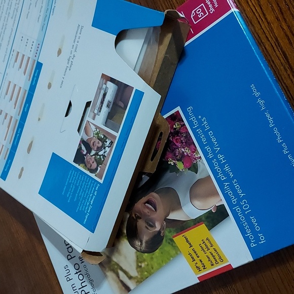 HP Premium Plus Photo Paper Inkjet High Gloss 8.5 x 11” 50 Sheets - Picture 4 of 4